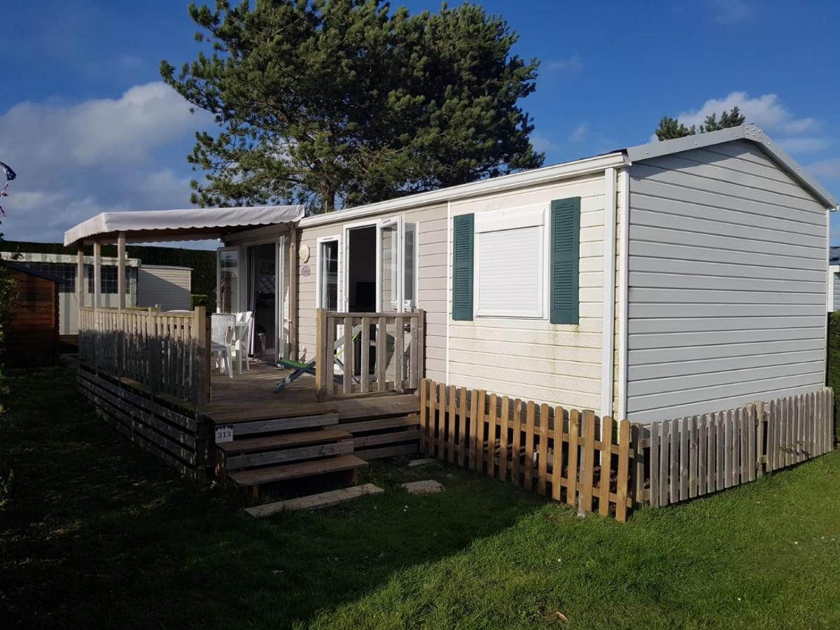 Mobile-Home 100M Plage Utah Mme Surget Sainte-Marie-du-Mont  Exterior foto